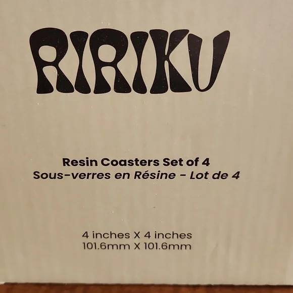 Ririku resin coasters - Picture 9 of 9